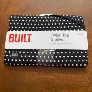 New Built Twist Top Sleeve for 11”MacBook Air- Checkpoint Friendly